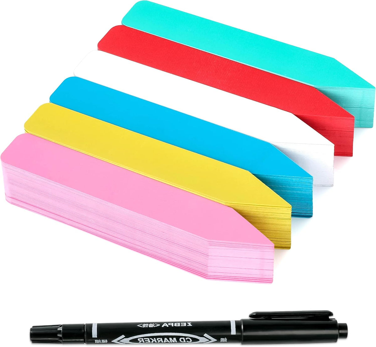Plant Labels 300Pcs 4 Inch Plastic Plant Name Tags for Seedlings Garden Labels Markers Nursery