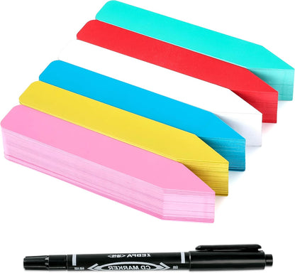 Plant Labels 300Pcs 4 Inch Plastic Plant Name Tags for Seedlings Garden Labels Markers Nursery