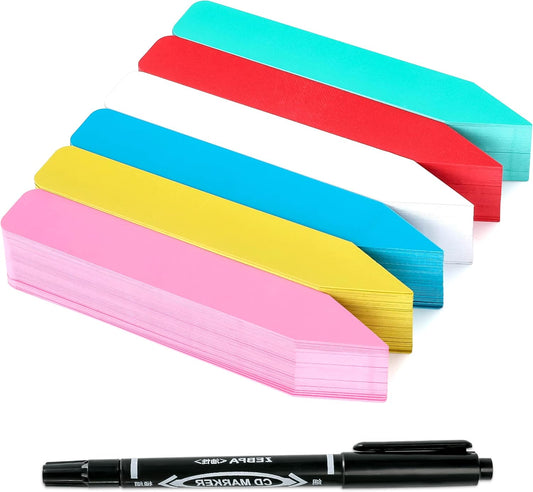 Plant Labels 300Pcs 4 Inch Plastic Plant Name Tags for Seedlings Garden Labels Markers Nursery