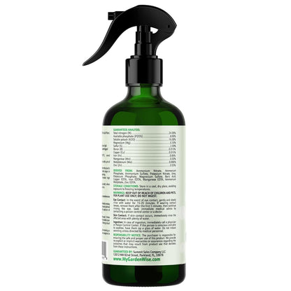 Peace Lily Foliar Spray - 3-1-2 Plant Fertilizer - Premium Spray for Indoor Plants with Essential