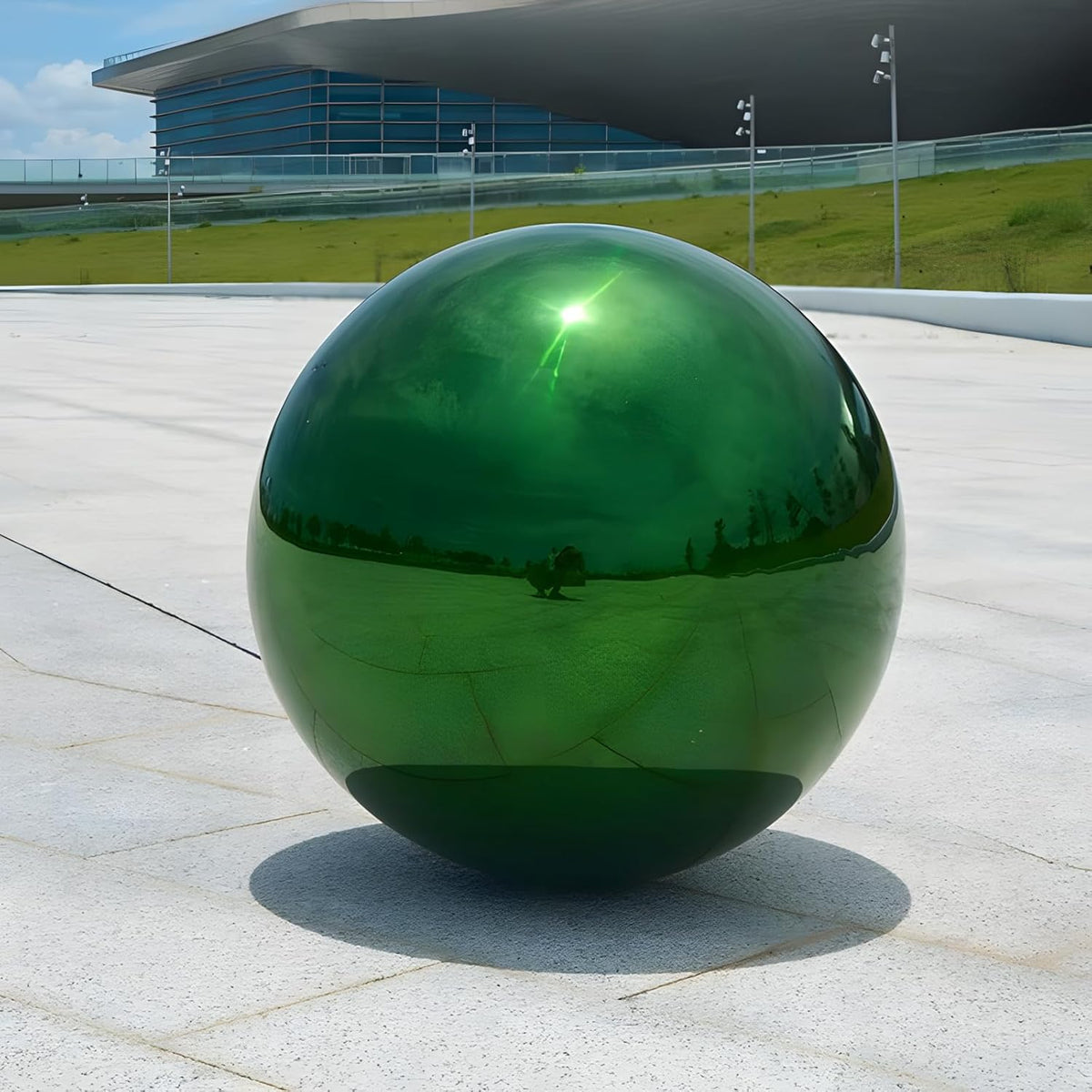 Stainless Steel Gazing Globe Mirror Ball, Decorative Gazing Balls for Garden, Reflective Smooth