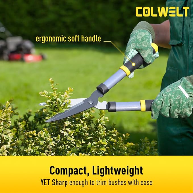 Colwelt Loppers Hedge Clippers Garden Shears 3Pcs, Compact Garden Loppers Shear Set with