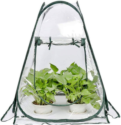 porayhut Pop Up Greenhouse Cover Flower House Mini Gardening Plant Flower Sunshine Room