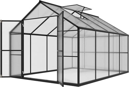 BlueWish 8x8FT Greenhouse for Outdoors, Greenhouses with Adjustable Vents, Lockable Door, Outdoor