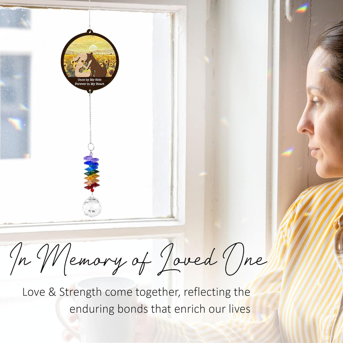 2 Layered Ornament Suncatcher Birthday Gifts for Dog Lover - Pet Memorial Suncatcher - Dogs