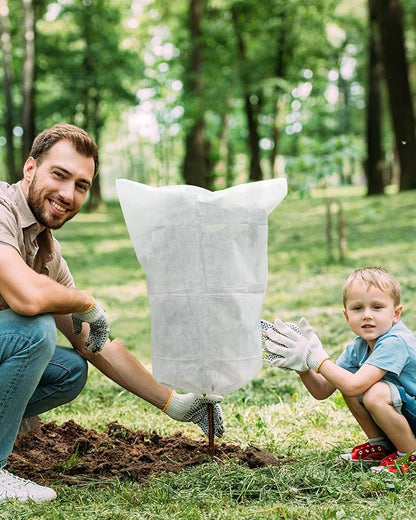 EAONE 12 Pack Plant Covers Freeze Protection, 24x32'' Winter Frosts Cloth for Outdoor Plants