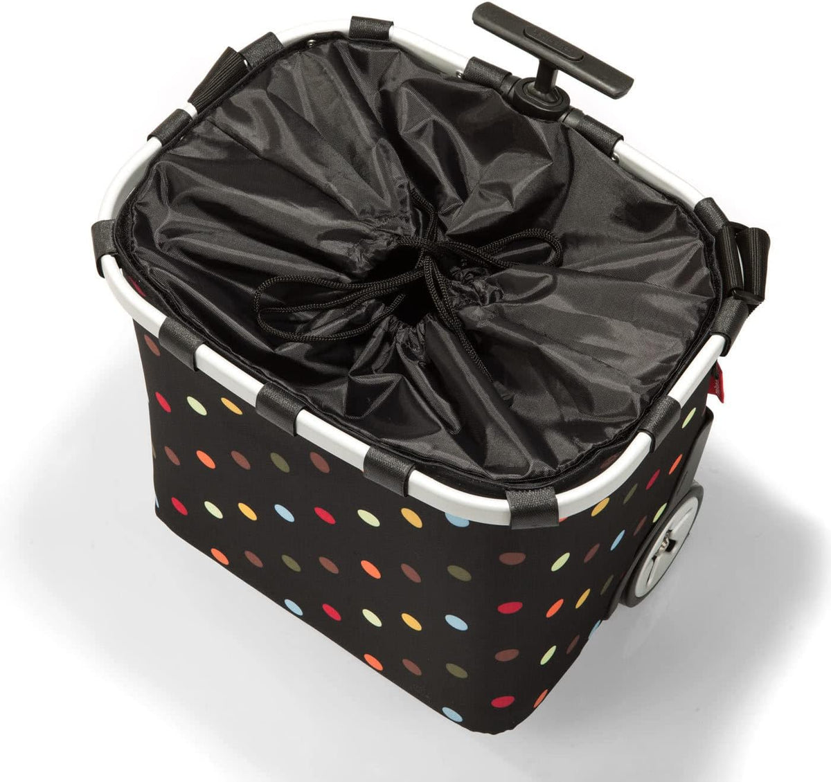reisenthel carrycruiser dots - Portable Shopping Trolley with Sturdy Aluminum Frame, Shoulder Strap