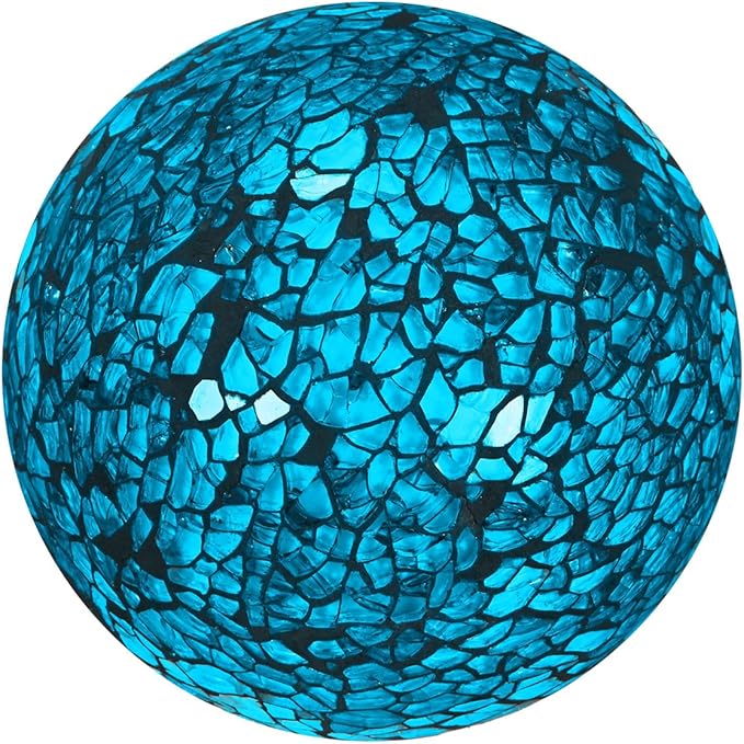 Decorative Ball for Bowls, 3 Inch Mosaic Glass Balls Decorative Glass Orbs for Home Decor/Dining