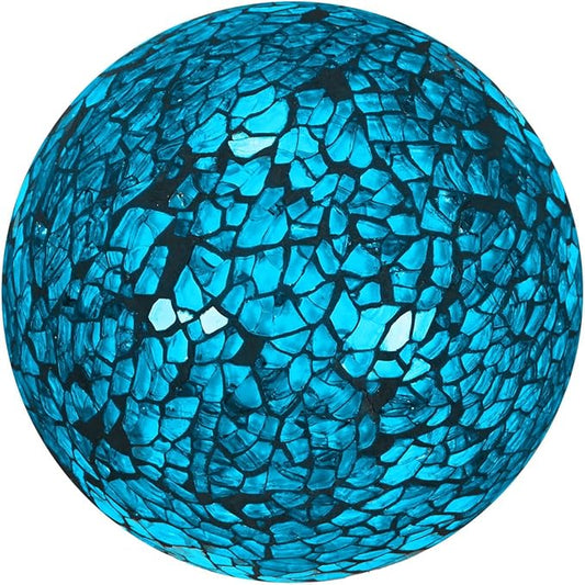 Decorative Ball for Bowls, 3 Inch Mosaic Glass Balls Decorative Glass Orbs for Home Decor/Dining