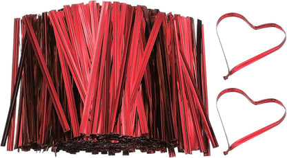 PATIKIL Bag Twist Ties 3 Inch, 800 Pcs Metallic Bread Ties for Treat Plastic Bags Gift Wrapping