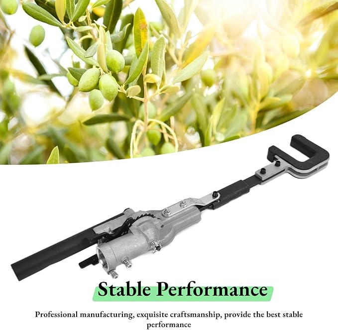 26mm Aluminium Alloy Fruit Picker Head, Olive Harvester Head, 9 Teeth Waste Picker Garden Grab