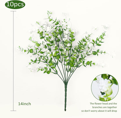Artificial Flowers for Outside Artificial Faux Plants Flowers Outdoor Spring Decoration, Fake