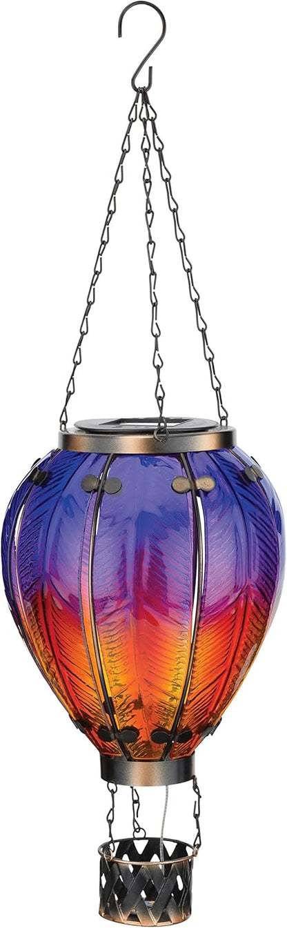 Regal Art & Gift Hot Air Balloon Solar Lantern – Hanging Solar-Powered LED Lights, Waterproof