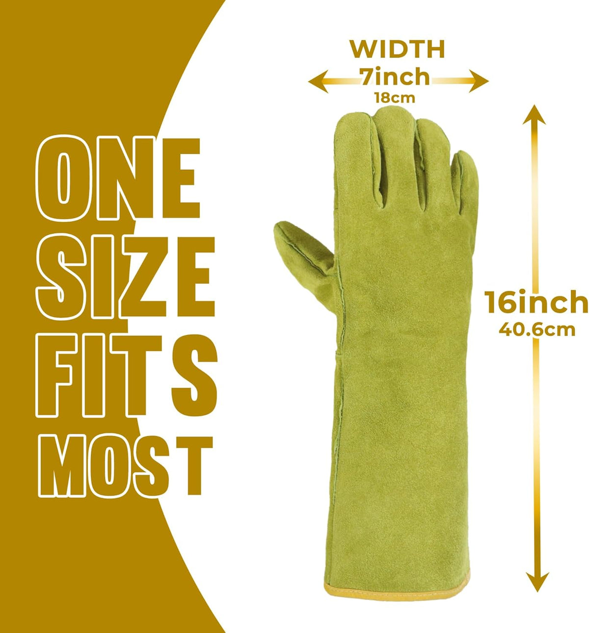 HANDLANDY Animal Handling Gloves, Bite Proof Cat Gloves, Ideal for Rose Pruning, Gardening
