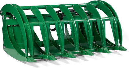 Titan Attachments Extreme Root Grapple Rake Attachment, Global Euro Connection, Heavy-Duty Rake