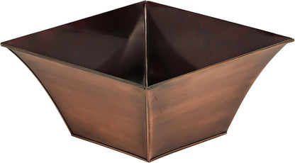 H Potter Tall Planter with Tray Large Outdoor Planters Decorative Copper Flower Pots Indoor Garden