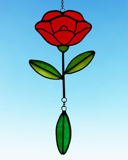 Stained Glass Window Hangings, Handcrafted Garden Suncatchers for Window and Home Decor Decor