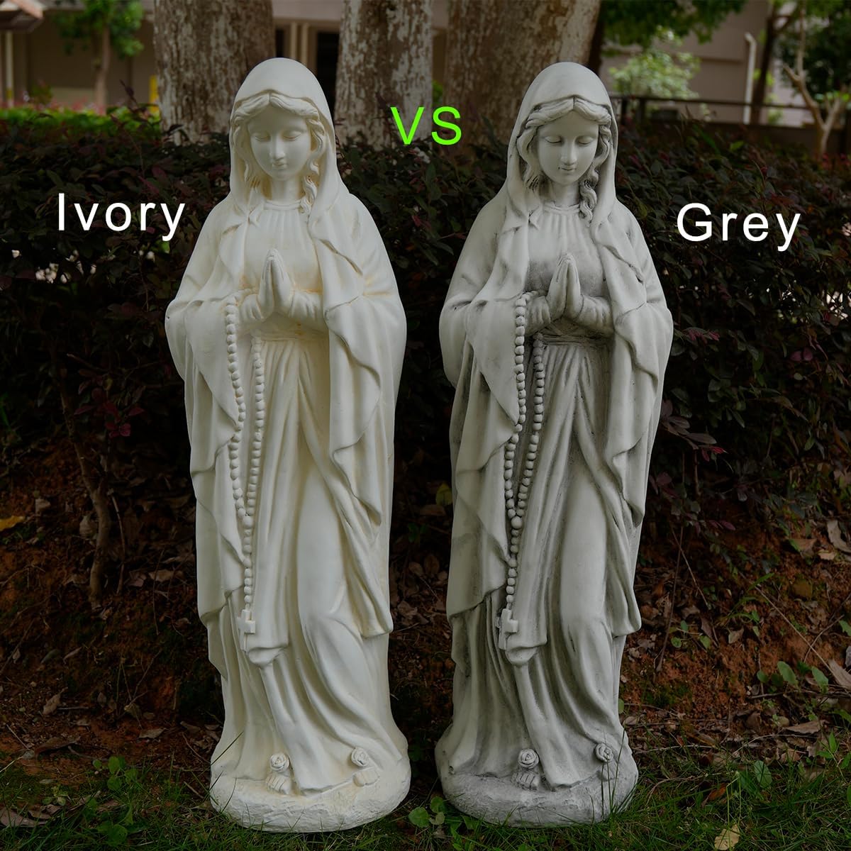 Virgin Mary Statue Outdoor, Religious Garden Statue, Blessed Mother Outdoor Statue, Large Outdoor