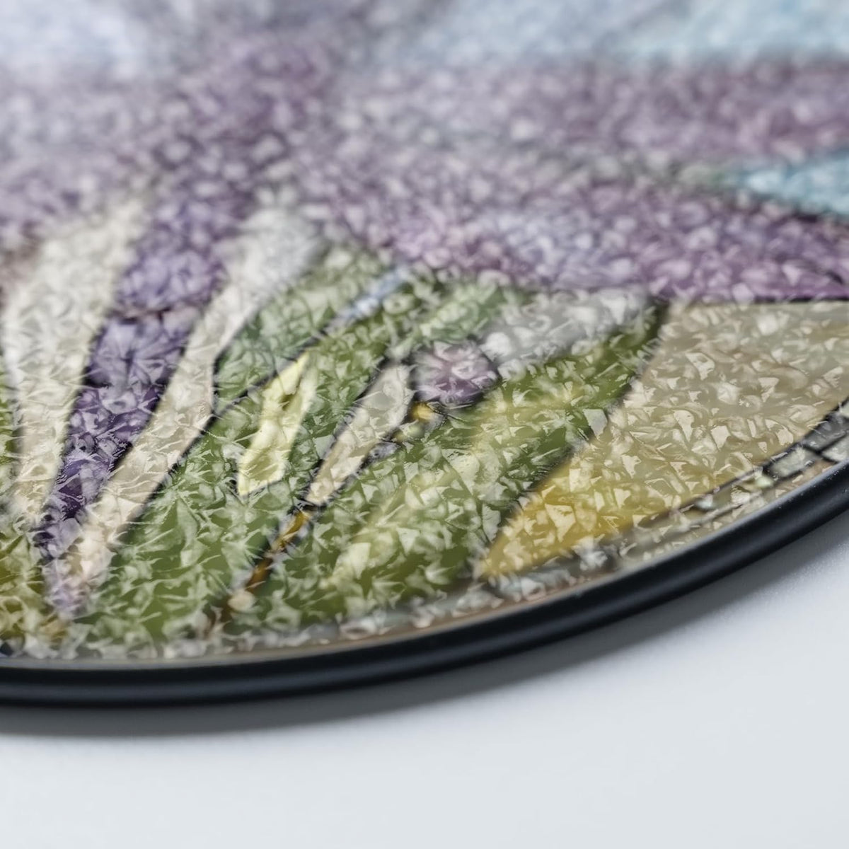 6" Dragonfly Stained Glass Suncatcher – Window Hanging Colorful Glass Panel for Home Decor, Gifts