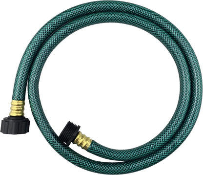 PVC Garden Hose 1/2 Inch, Flexible Water Hose with Male and Female Fittings, No Leaking, Heavy