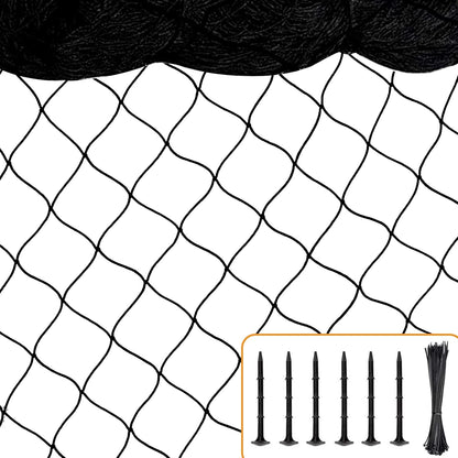 Bird Netting 25'x100' with 2.4" Square Mesh Chicken Coop Nettings, Poultry Netting Heavy Duty Nylon