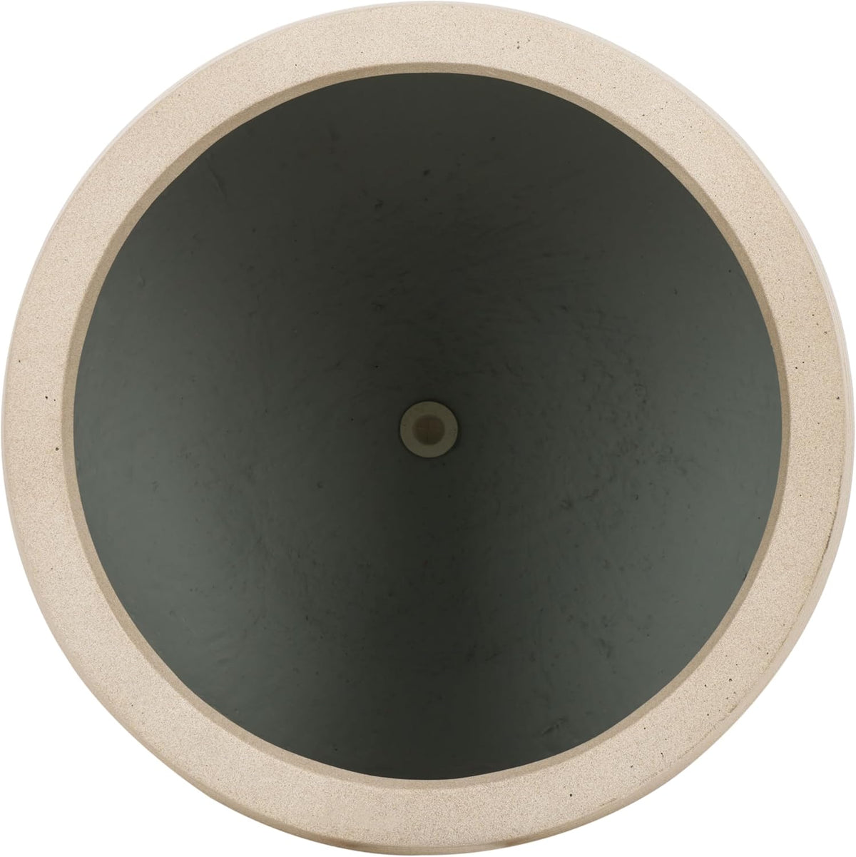 SAFAVIEH Outdoor Collection Jasper Beige Cement Ficonstone Planter Pot Set of 2