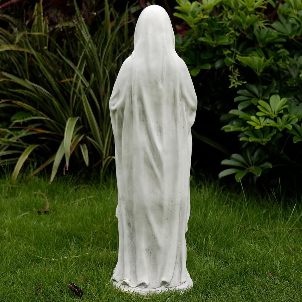 Outdoor Virgin Mary Statue, Large Garden Sculptures for Outside, Tall Praying Mother Religious