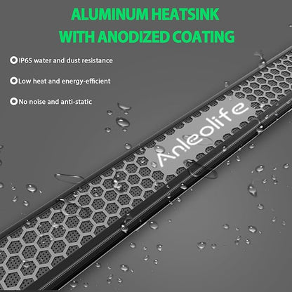 A ANLEOLIFE Stretchable LED Grow Lights with LM301H EVO Diodes 730W Full Spectrum Dimmable Daisy