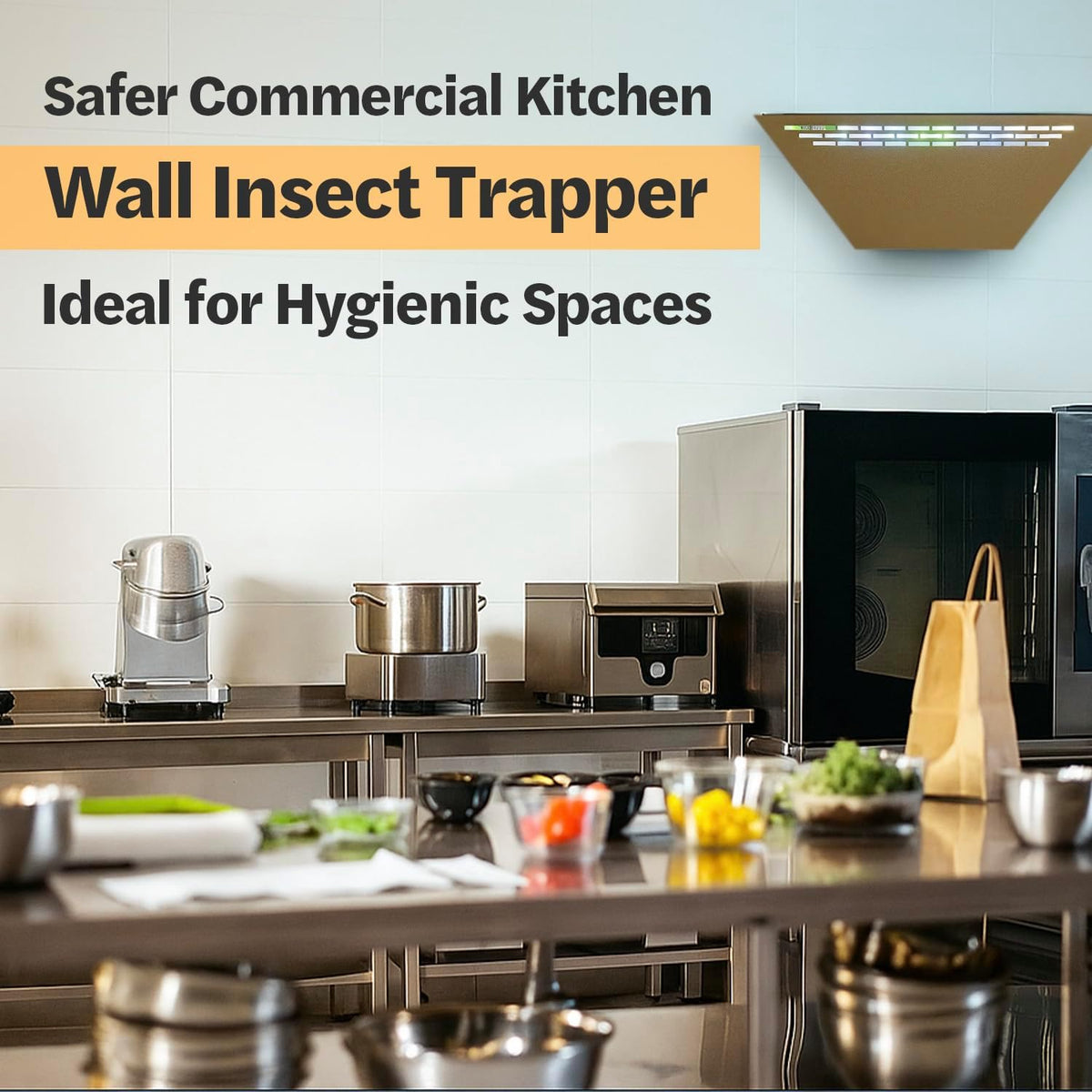Gardner WS-85 Indoor Fly Trap with Proprietary LED, Decorative Wall Sconce Fly Light -40,000 Hour