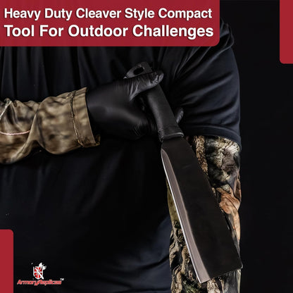 Armory Replicas - Wrong Turn Heavy Duty Compact Outdoor Cane Machete - 9" Razor Sharp Carbon Steel