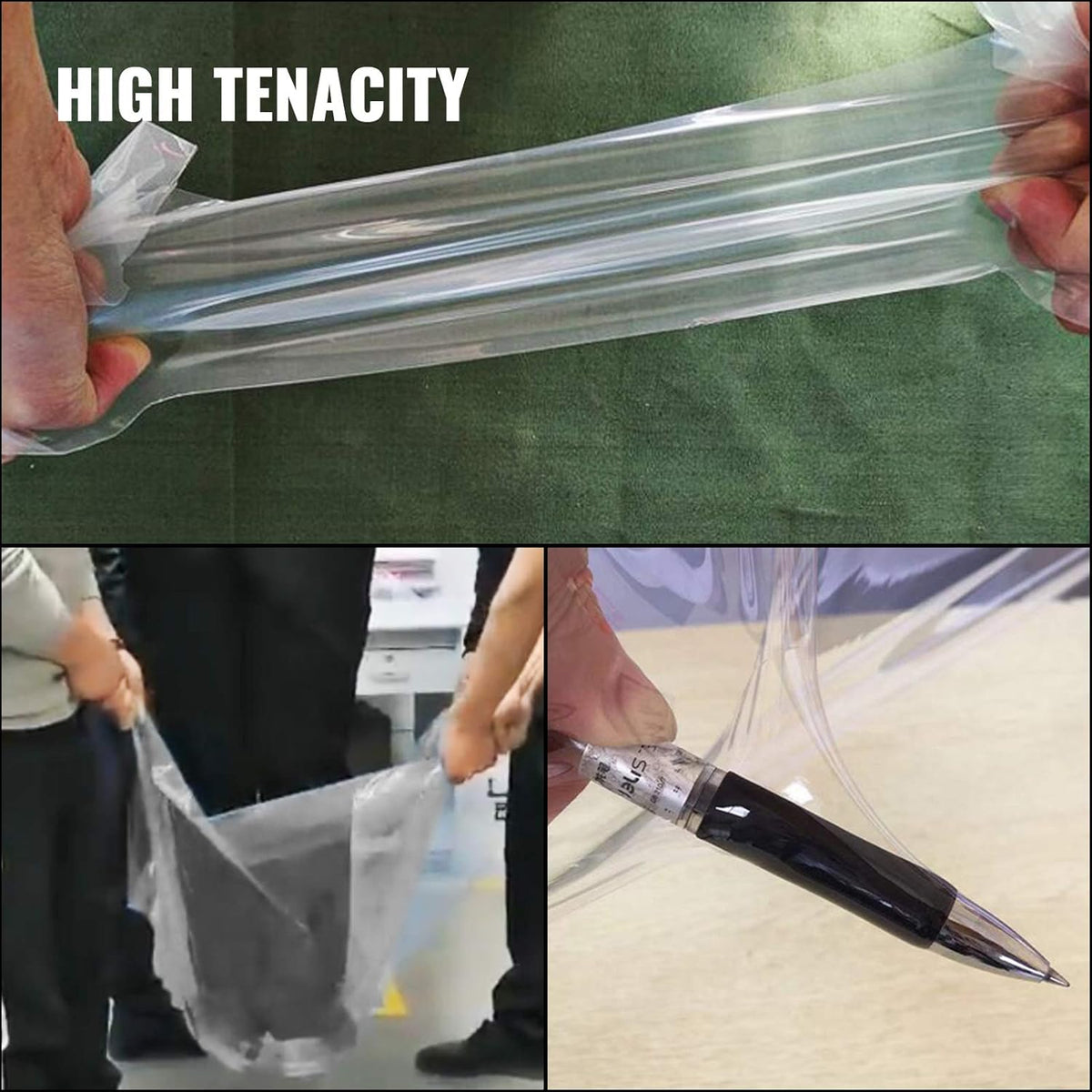 VEVOR Greenhouse Plastic Sheeting 15 x 40 ft, 6 Mil Thickness UV Resistant Clear Polyethylene Film