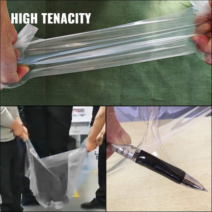 VEVOR Greenhouse Plastic Sheeting 15 x 40 ft, 6 Mil Thickness UV Resistant Clear Polyethylene Film