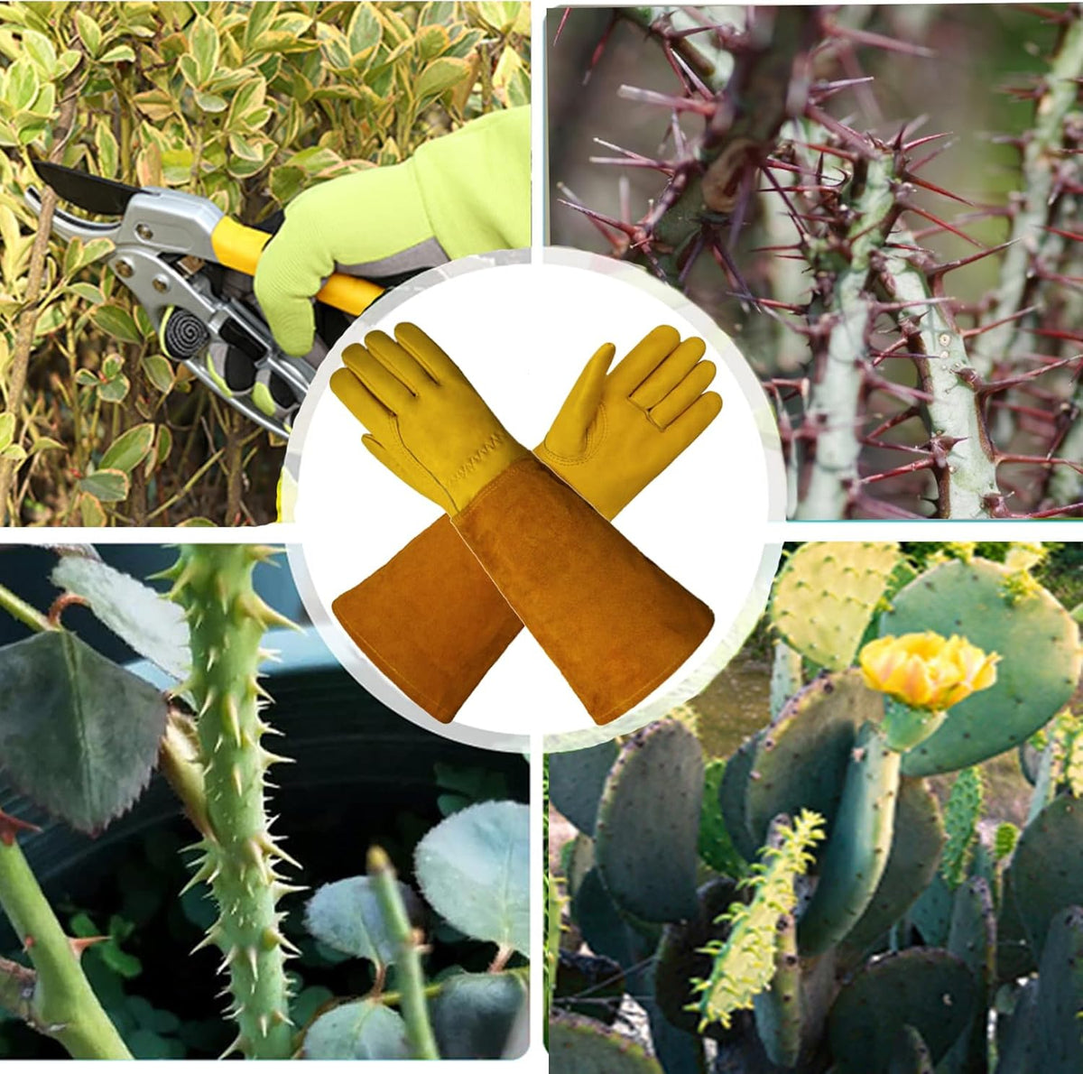 3-in-1 Gloves for Gardening, Farming & Cleaning, Stab-Proof, Anti-Slip, Wear-Resistant, Comfort