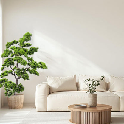 5ft Artificial Bonsai Tree - Large Faux Plants Indoor with Ceramic Pot, Realistic Fake Plants Decor
