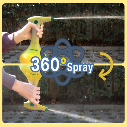 T TOVIA: Garden Sprayer 1 Liter Battery Spray Bottle Powered Electric, Rechargeable, Portable