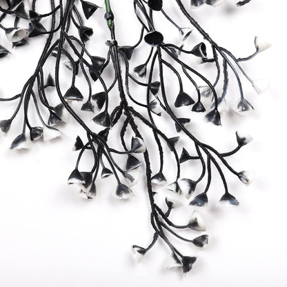 RECUTMS Artificial Hanging Plants 4 Pcs Fake Ferns Artificial Plants Large Faux Hanging Plant Wall