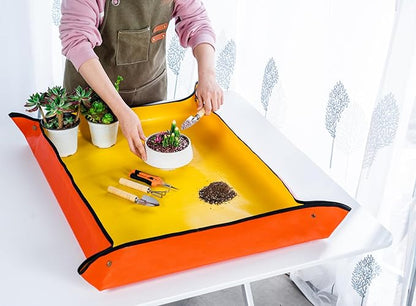 Josteve Plant Repotting Mat, 5Pcs Succulent Tools Mini Garden Small Gardening Tools Indoor, Pruning