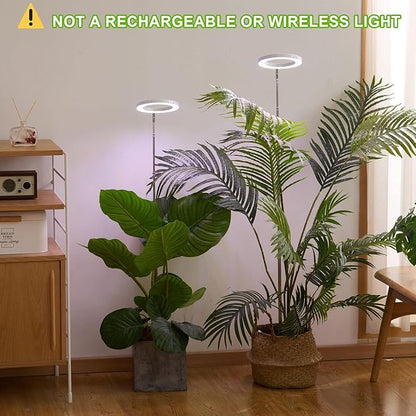yadoker Plant Grow Light, LED Growing Light Full Spectrum for Indoor Plants,Height Adjustable