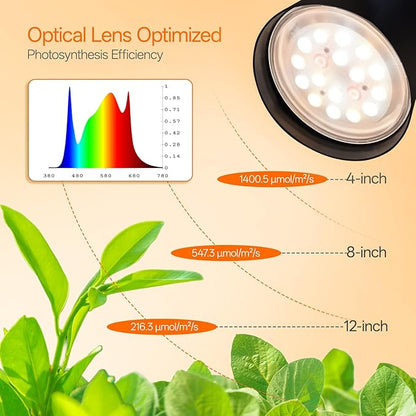 Bstrip Floor Grow Light for Indoor Plants, 65" Tall Standing Grow Light, 18W Non-Dimmable LED Plant