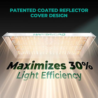 MARS HYDRO TSW2000 Led Grow Light 300 Watt Dimmable Daisy Chain Full Spectrum Growing Lamps for