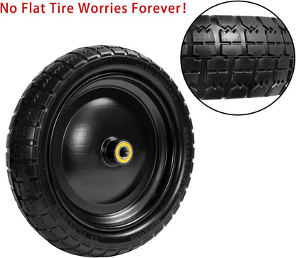 Parts Camp For Gorilla Cart Wheels 13-Inch replacement gorilla cart tires 4.00-6 Flat-free Solid