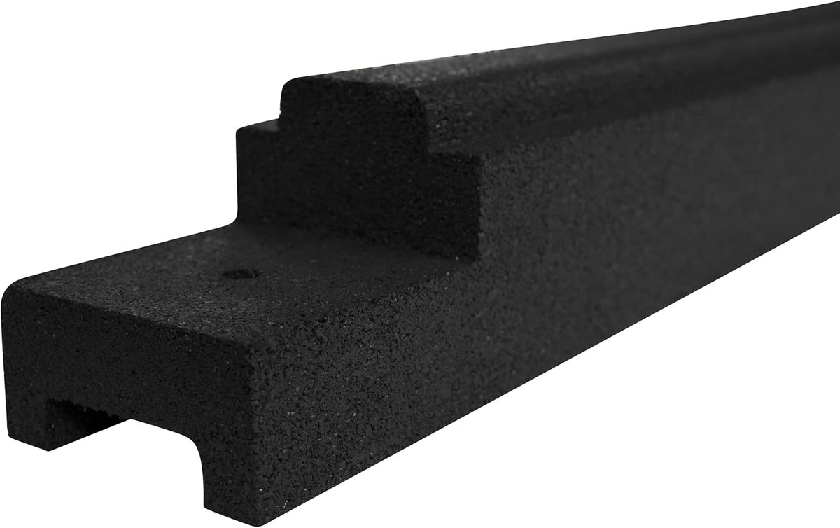 Playsafer Rubber Playground Border Edging Kit, 6' Flexible Heavy Duty Rubber Interlocking