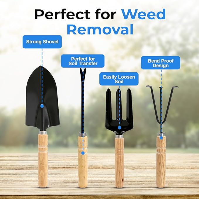 scuddles Gardening Tools for Women Stainless Steel Gardening Tools - Gardening Kit Garden Tools for