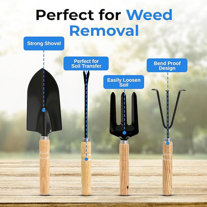 scuddles Gardening Tools for Women Stainless Steel Gardening Tools - Gardening Kit Garden Tools for