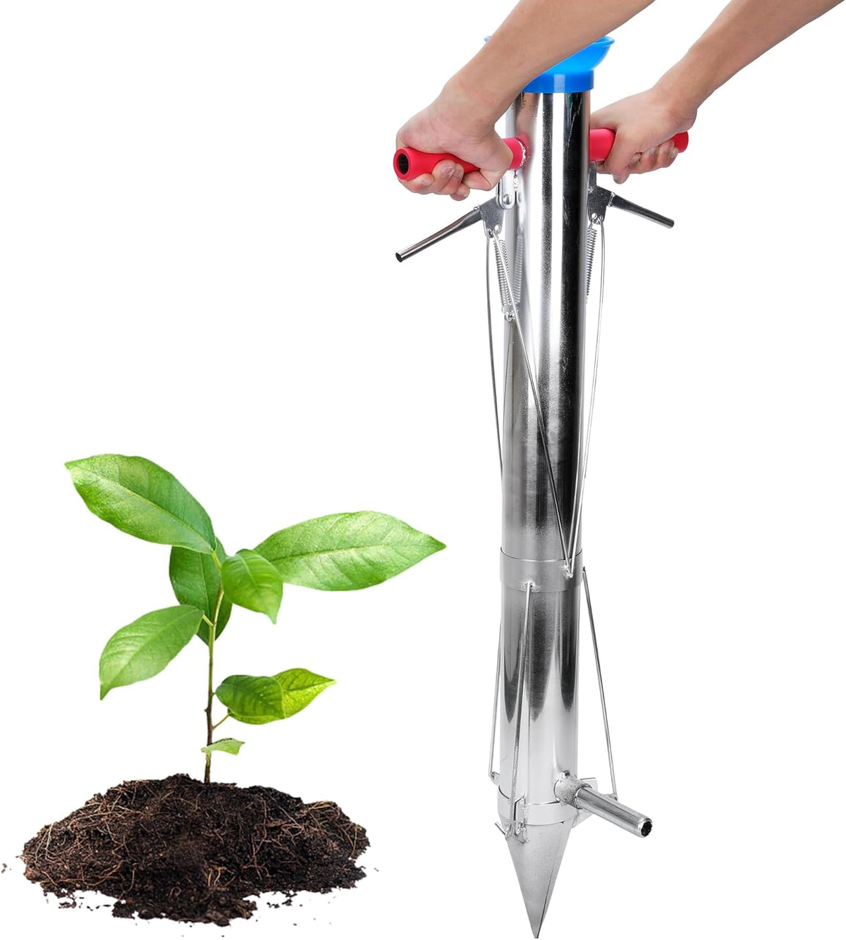 AIWFL Seedling Transplanter Long Handled Bulb Planter Tools Vegetable Young Plant Manual Plant