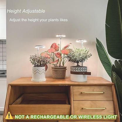 yadoker Plant Grow Light, LED Growing Light Full Spectrum for Indoor Plants,Height Adjustable