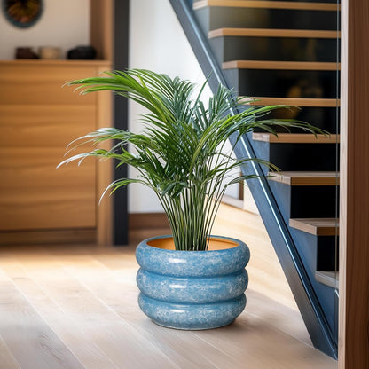 SQOWL 10 Inch Planter Pot - Ceramic Plant Pot with Drainage Hole Planter for Indoor Plants Large