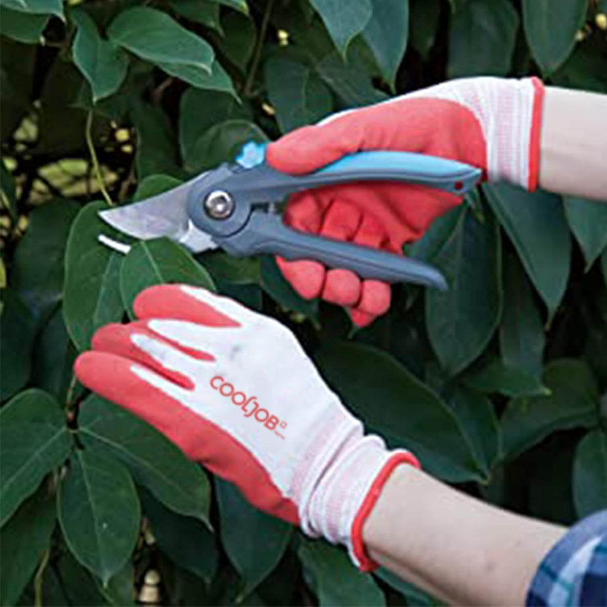 COOLJOB 6 Pairs Gardening Gloves for Women Ladies, Breathable Rubber Coated for Yard Garden