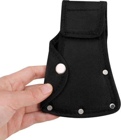 Hatchet Head Sheath Holster, Black Oxford Sheath for 1-1/4Lb Axe, Double Snap Hatchet Protector