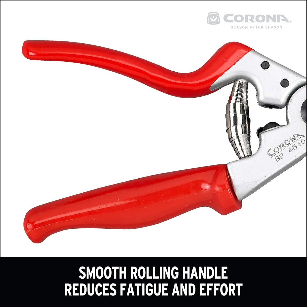 Corona BP 4840 Forged Steel Aluminum Handles Bypass Hand Pruner - 1 inch Cut Capacity Stem and